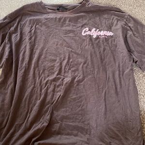 Brown tee